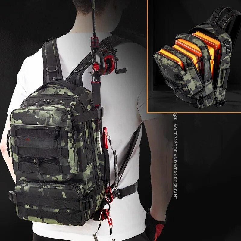 Fishing Equipment Bait - Tas Ransel Peralatan Memancing Pria, Tas