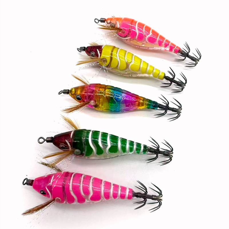 Fishing Equipment Japan - Umpan Pancing Udang Kayu Bercahaya EGI