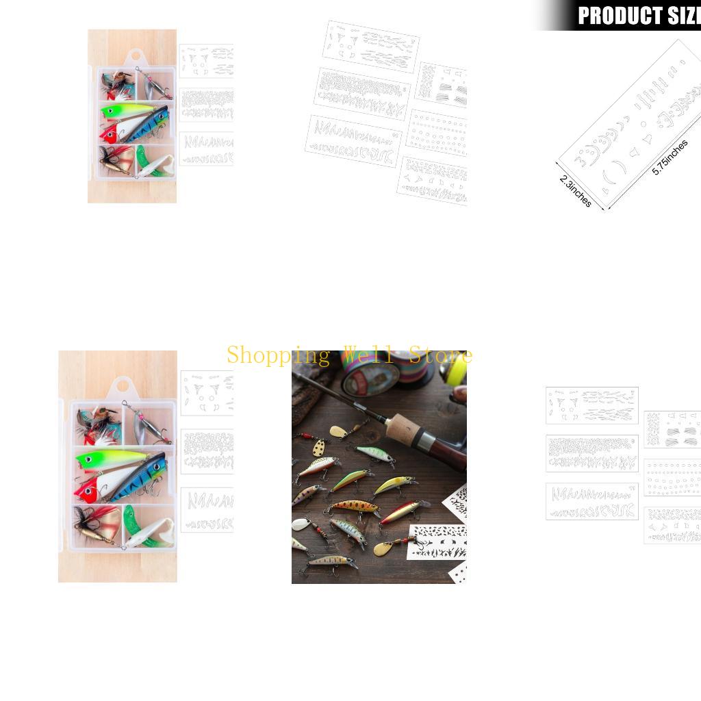 Fishing Equipment Tackle - KX4B 6 Buah Templat Umpan Pancing