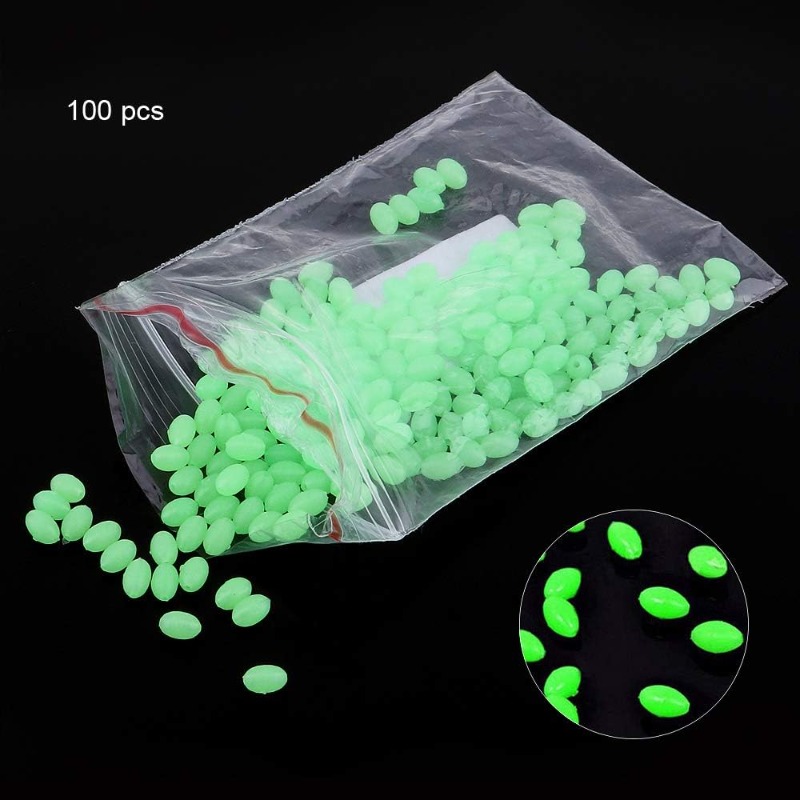 100pcs/lot Manik-manik Pancing - Fishing Equipment Tackle ulasan dan harga