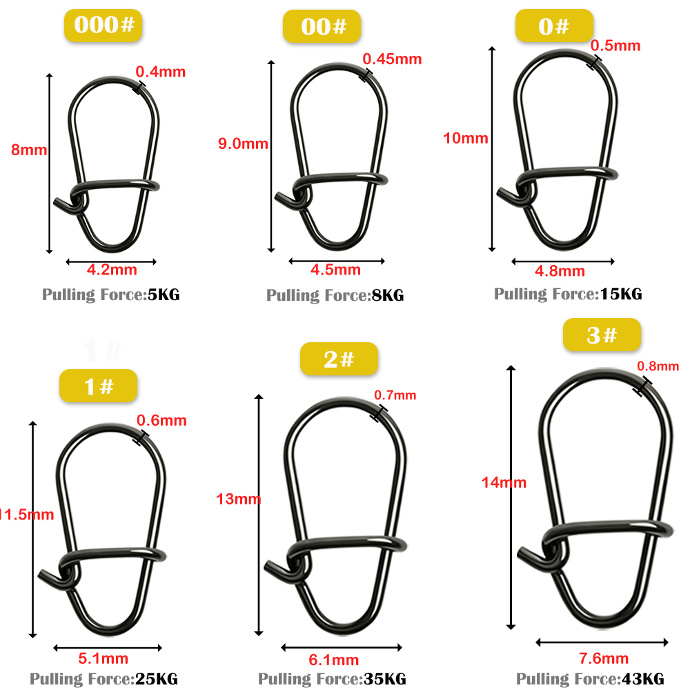GOBAIT 100Pcs Konektor Putar B - Fishing Equipment Tackle ulasan dan harga