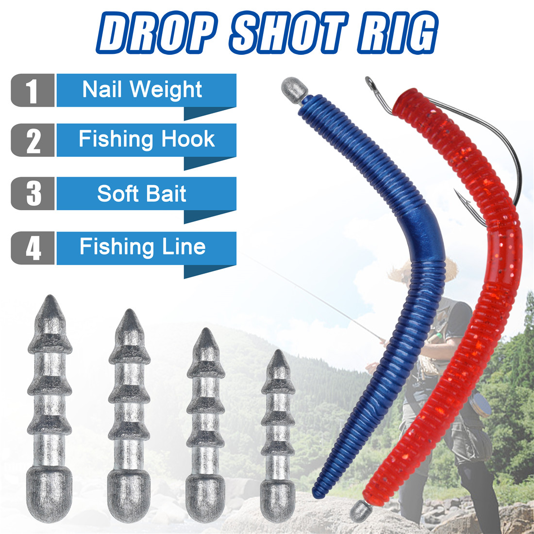 60 buah alat pancing berat bad - Fishing Equipment Tackle ulasan dan harga