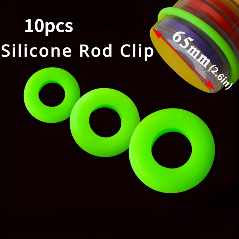10 Pcs Penjepit Joran Silikon  - Fishing Equipment Clearance ulasan dan harga