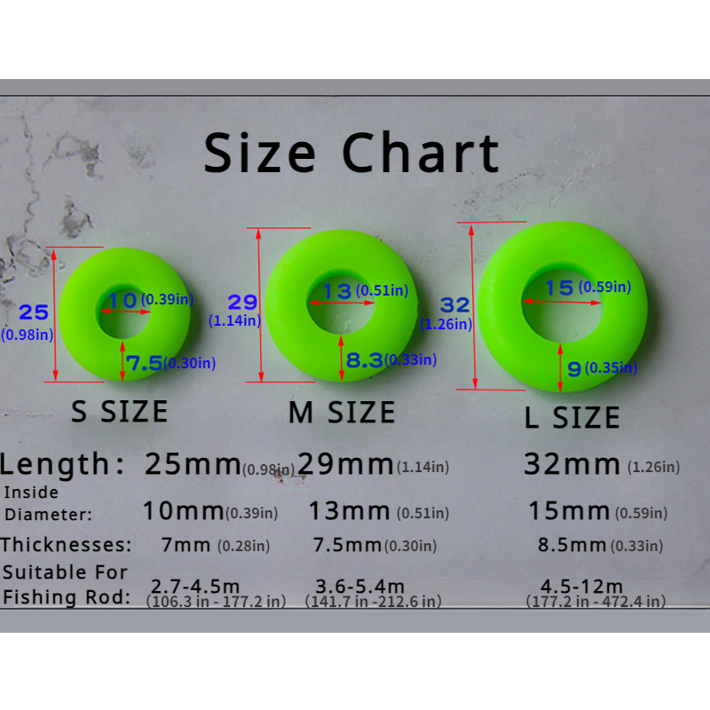 10 Pcs Penjepit Joran Silikon  - Fishing Equipment Clearance ulasan dan harga