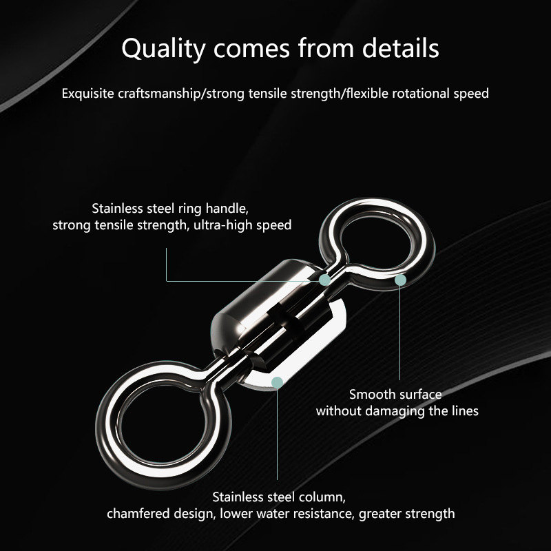★ ▲ 100 Buah Swivel Pancing Ba - Fishing Equipment Tackle ulasan dan harga